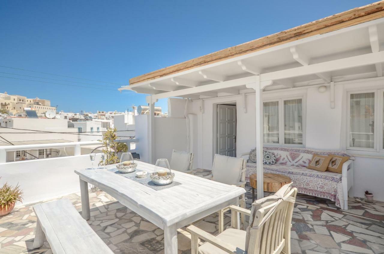 Naxos Center Houses Naxos City Bagian luar foto