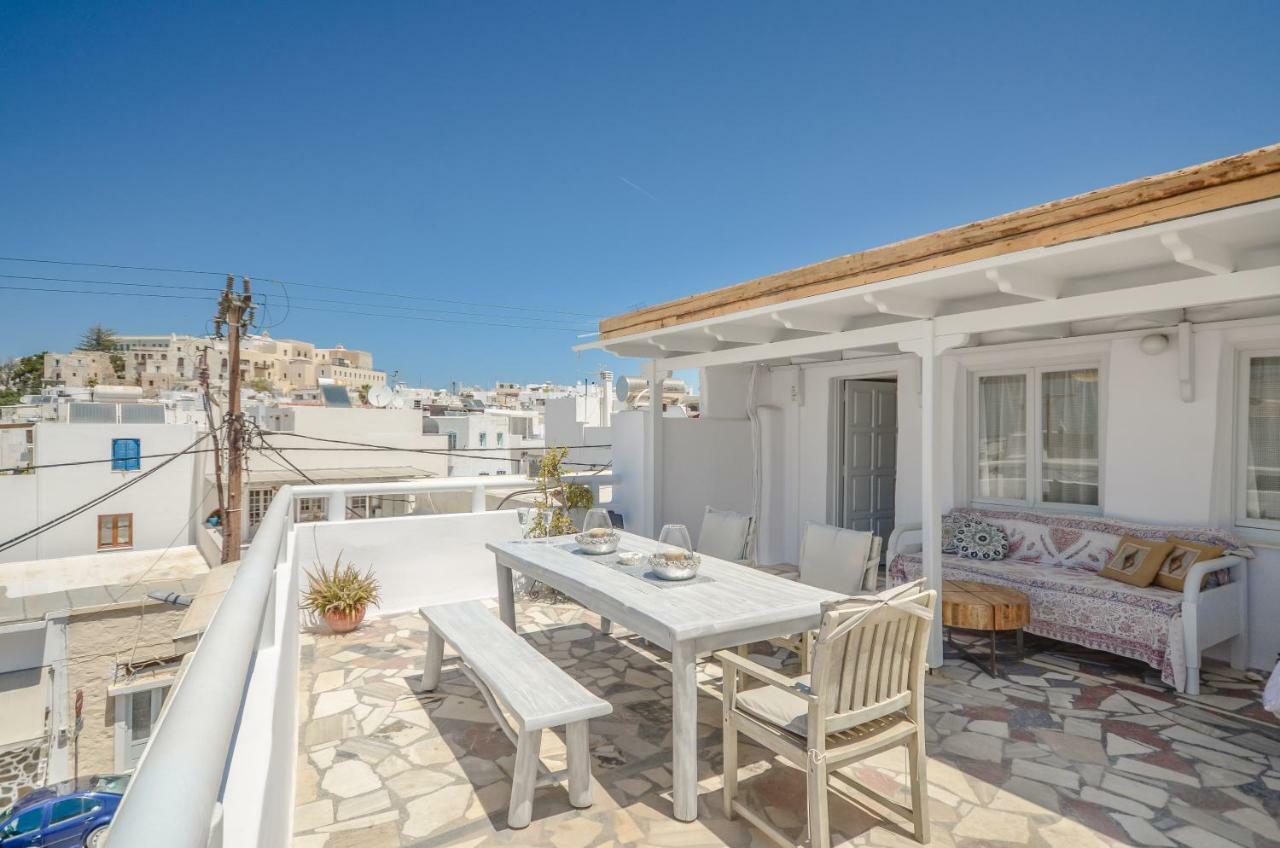 Naxos Center Houses Naxos City Bagian luar foto