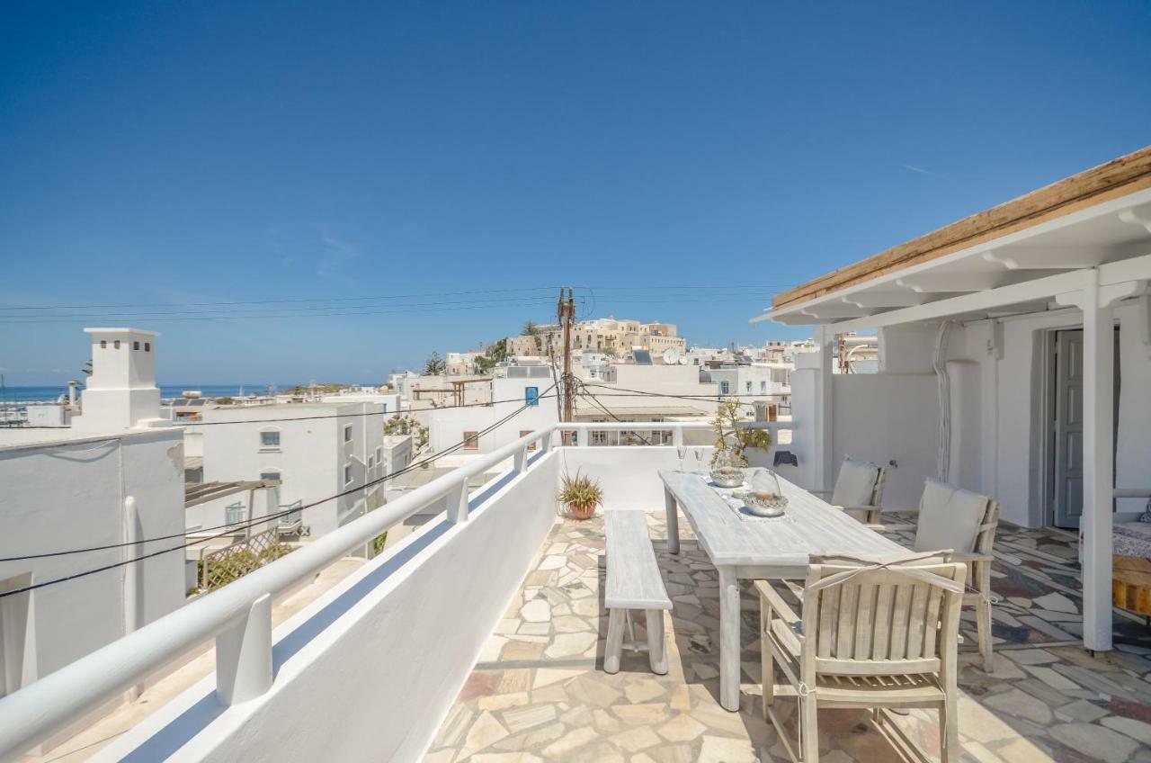 Naxos Center Houses Naxos City Bagian luar foto