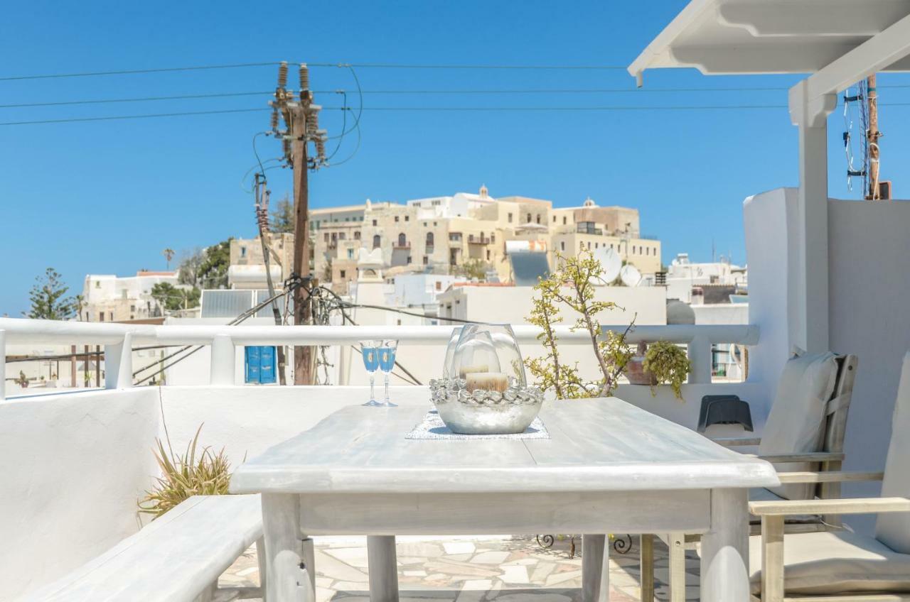 Naxos Center Houses Naxos City Bagian luar foto
